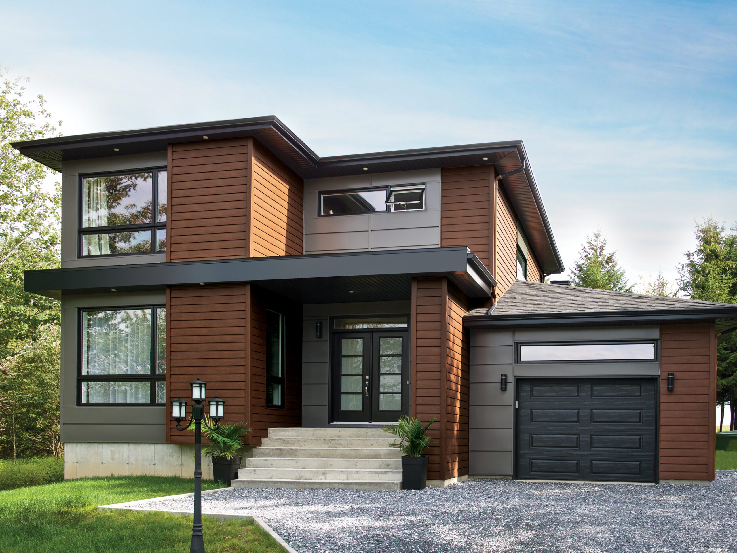 Quality Edge house TruCedar Steel Siding