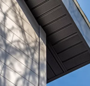 Quality Edge TruLine Full Vent Soffit 518 Black Quality Edge TruLine Full Vent Soffit 518 Black