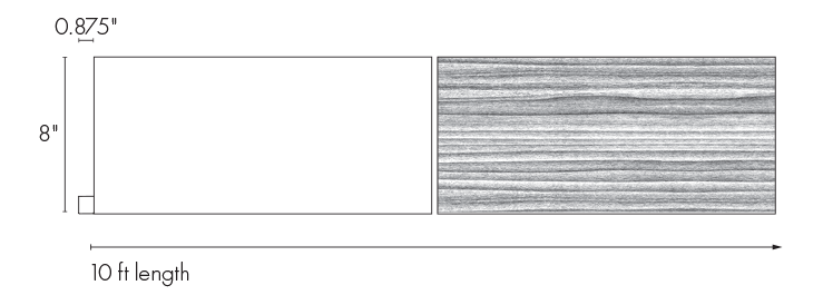 Quality Edge Vesta Fascia 8 inch