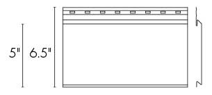 5 Plank Siding Solid
